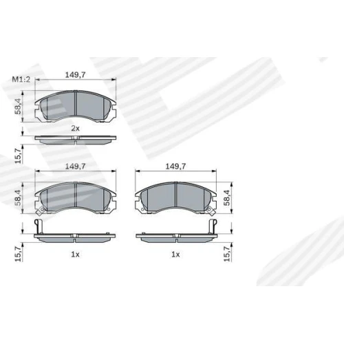 BRAKE PADS FOR DISC BRAKES - 6