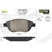 Brake pads for disc brakes