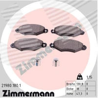 Brake pads for disc brakes