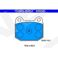 Brake pads for disc brakes