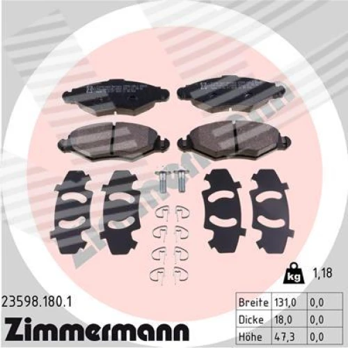 BRAKE PADS FOR DISC BRAKES - 0