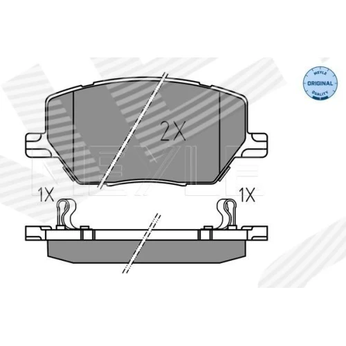 BRAKE PADS FOR DISC BRAKES - 0