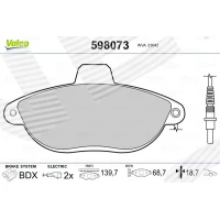 Brake pads for disc brakes