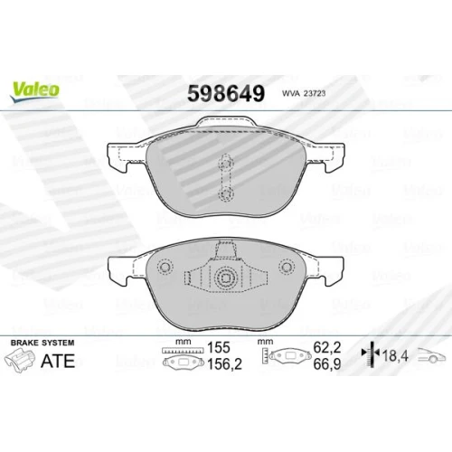 BRAKE PADS FOR DISC BRAKES - 0