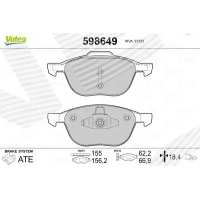 Brake pads for disc brakes