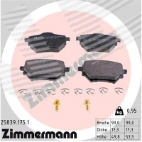 Brake pads for disc brakes