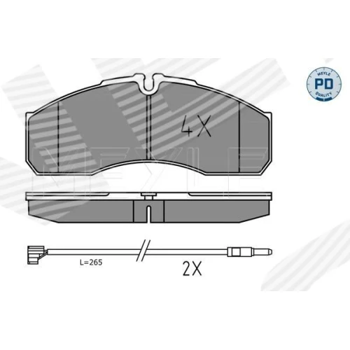 BRAKE PADS FOR DISC BRAKES - 0