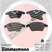 Brake pads for disc brakes