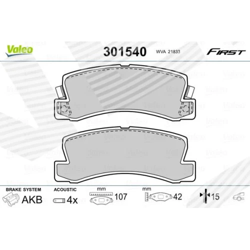 BRAKE PADS FOR DISC BRAKES - 0