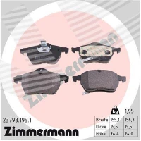 Brake pads for disc brakes