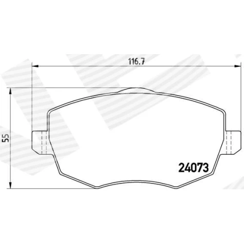 BRAKE PADS FOR DISC BRAKES - 0