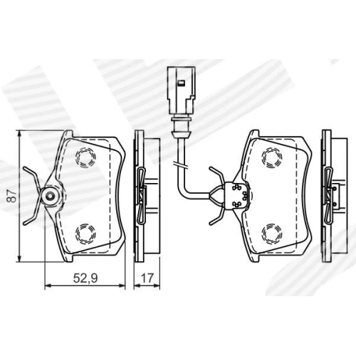 BRAKE PADS FOR DISC BRAKES - 4