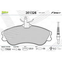 Brake pads for disc brakes