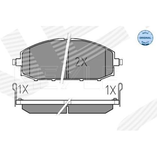 BRAKE PADS FOR DISC BRAKES - 1