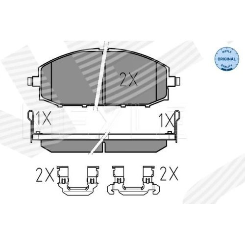 BRAKE PADS FOR DISC BRAKES - 0