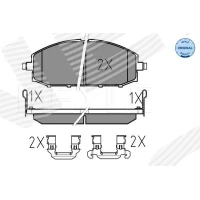 Brake pads for disc brakes