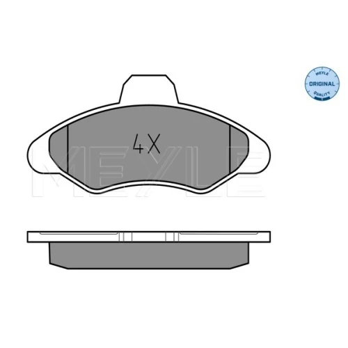 BRAKE PADS FOR DISC BRAKES - 1