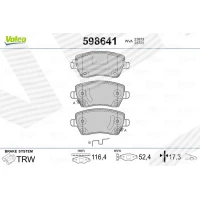 Brake pads for disc brakes