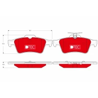 Brake pads for disc brakes