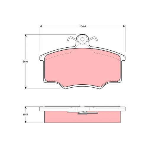 BRAKE PADS FOR DISC BRAKES - 0