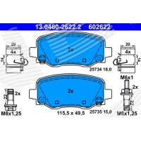 Brake pads for disc brakes