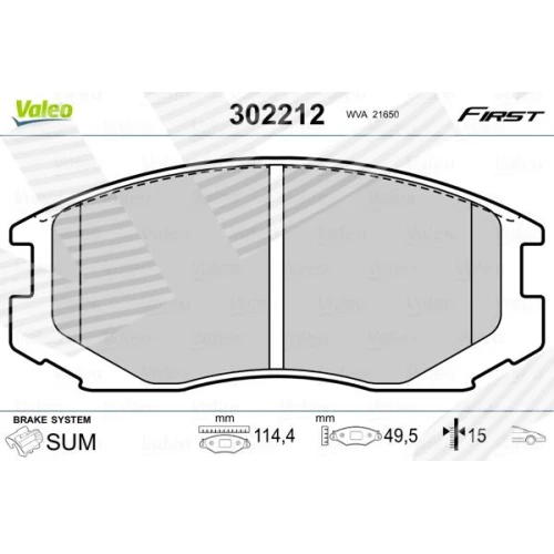 BRAKE PADS FOR DISC BRAKES - 0