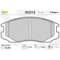 Brake pads for disc brakes