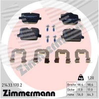 Brake pads for disc brakes