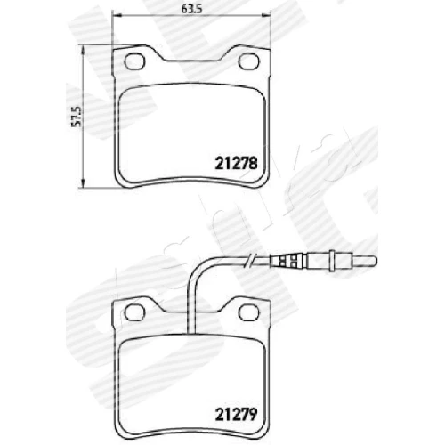 BRAKE PADS FOR DISC BRAKES - 1