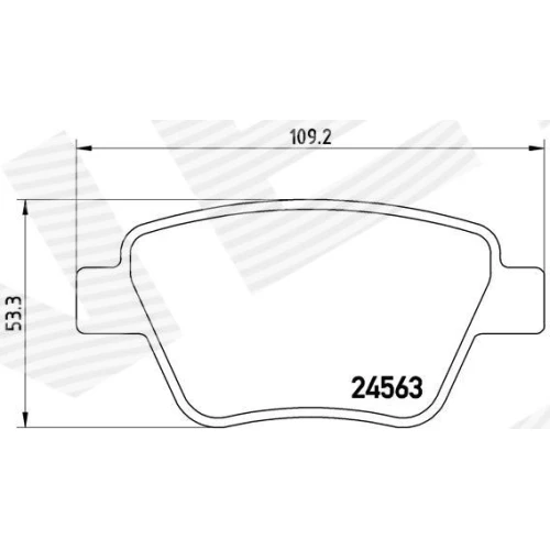 BRAKE PADS FOR DISC BRAKES - 0