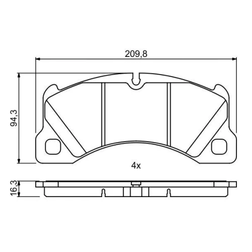 BRAKE PADS FOR DISC BRAKES - 6