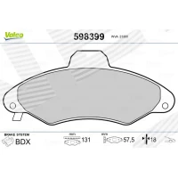 Brake pads for disc brakes