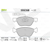 Brake pads for disc brakes