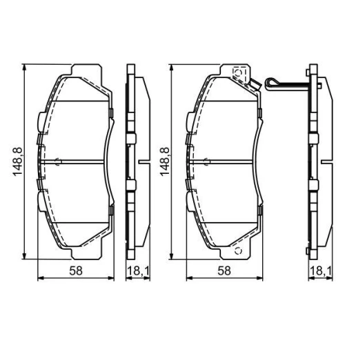 BRAKE PADS FOR DISC BRAKES - 4