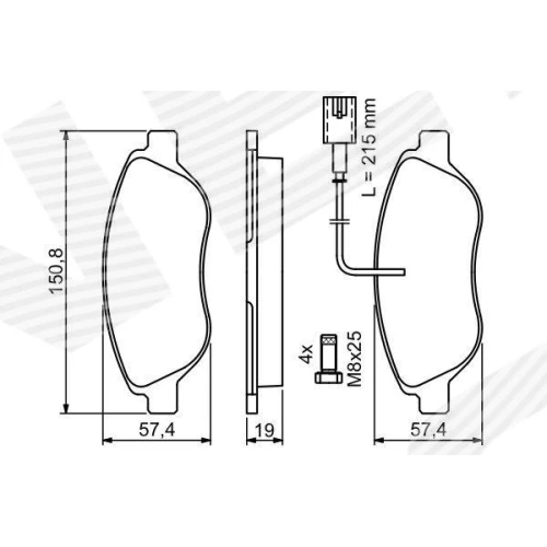 BRAKE PADS FOR DISC BRAKES - 4