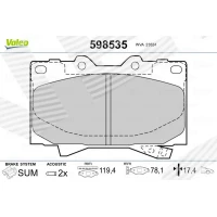 Brake pads for disc brakes