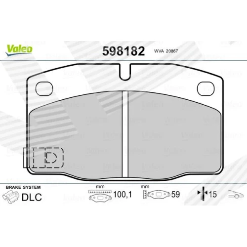 BRAKE PADS FOR DISC BRAKES - 0