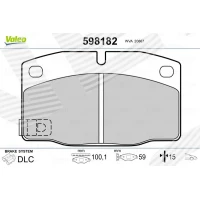 Brake pads for disc brakes