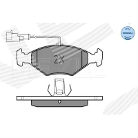 Brake pads for disc brakes