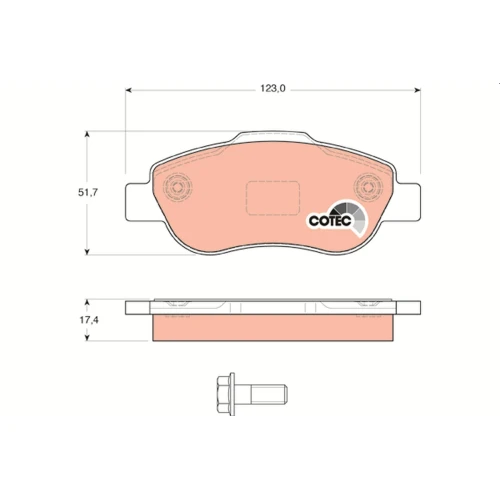 BRAKE PADS FOR DISC BRAKES - 0