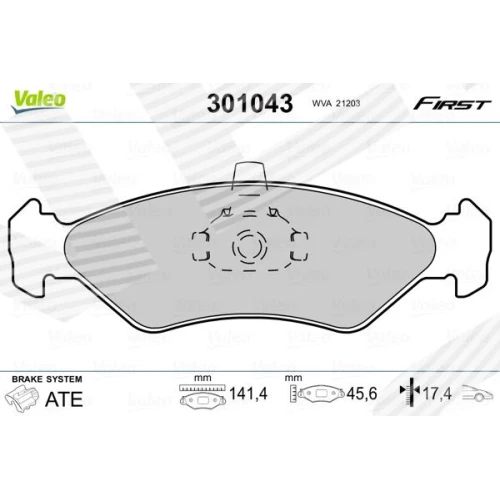 BRAKE PADS FOR DISC BRAKES - 0