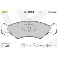 Brake pads for disc brakes