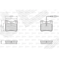 Brake pads for disc brakes