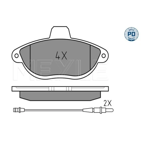 BRAKE PADS FOR DISC BRAKES - 1