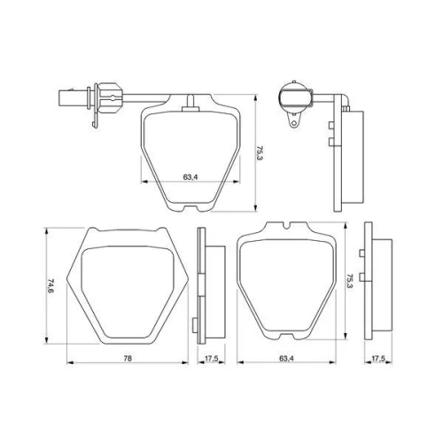 BRAKE PADS FOR DISC BRAKES - 4