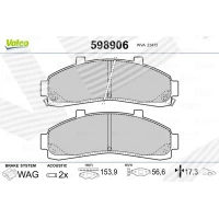 Brake pads for disc brakes