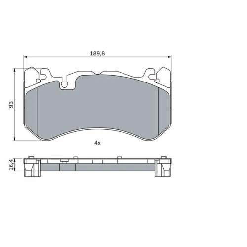 BRAKE PADS FOR DISC BRAKES - 4