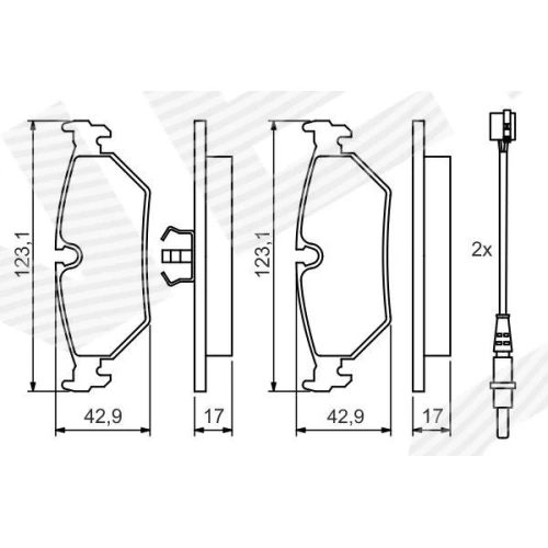 BRAKE PADS FOR DISC BRAKES - 4