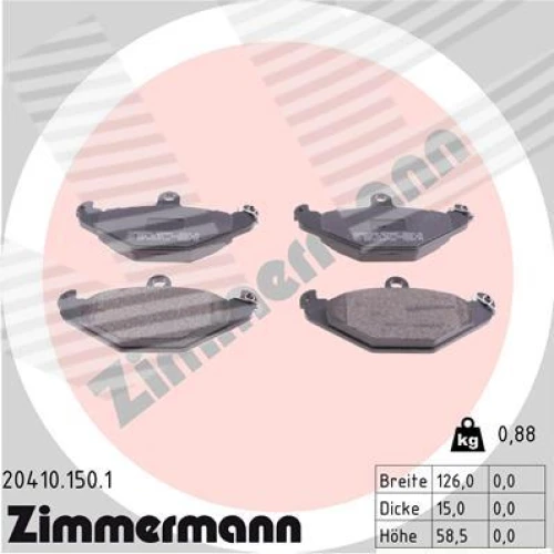 BRAKE PADS FOR DISC BRAKES - 0