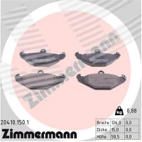 Brake pads for disc brakes